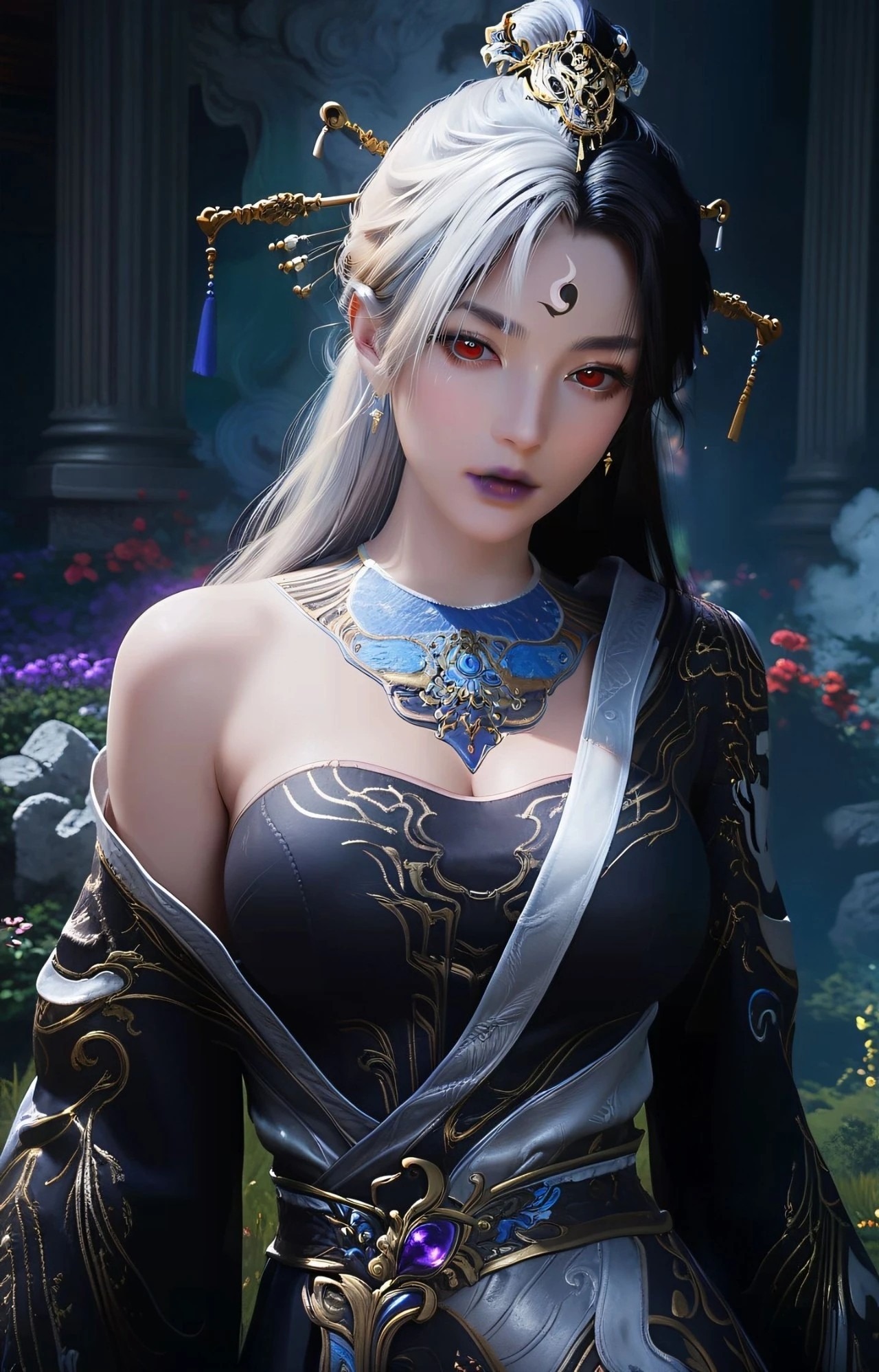 阴阳圣女高清图片 遮天角色壁纸 手机壁纸